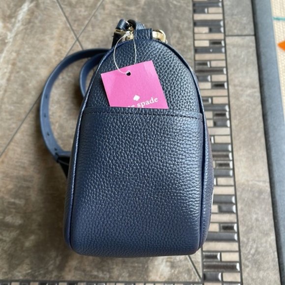 Kate Spade Pebbled Leather Crossbody Bag Light Pistachio Multi - Picture 5 of 16